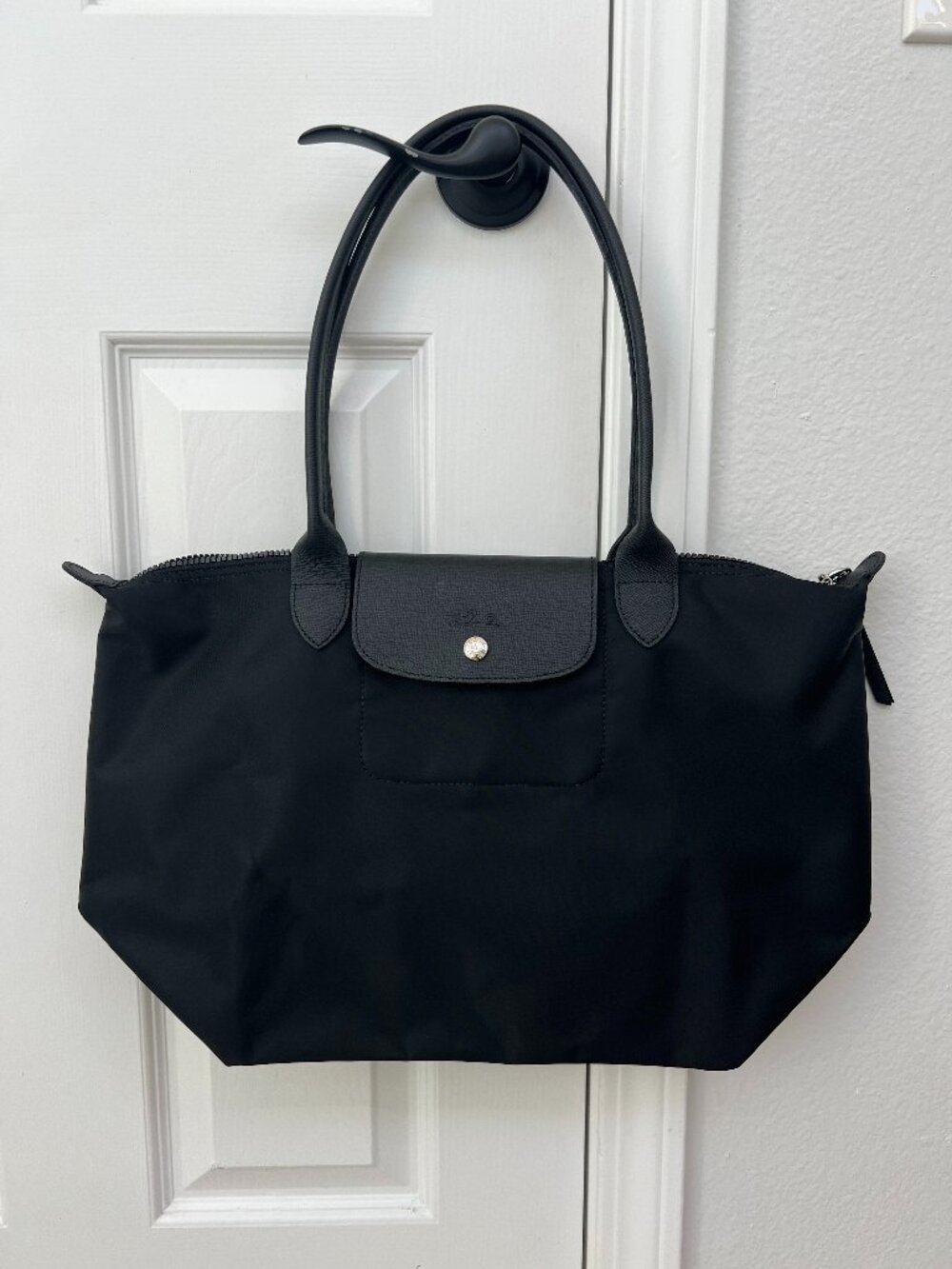 Longchamp le pliage large black neo tote